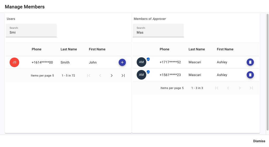 Manage Role Members