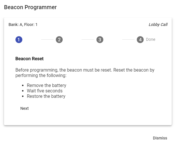 Beacon Programming - Begin