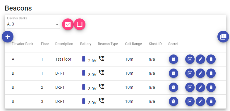 Beacon Configuration