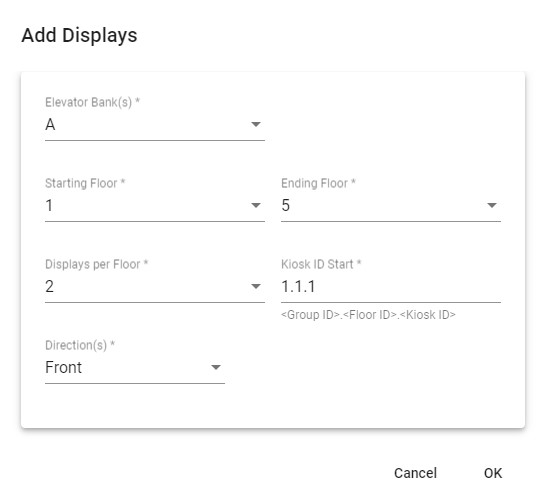 Multiple Displays Creation